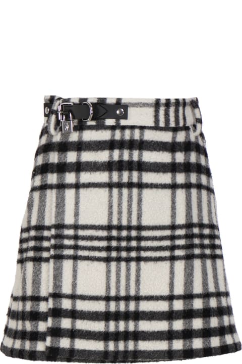 Fashion for Women J.W. Anderson Padlock Denim Mini Skirt