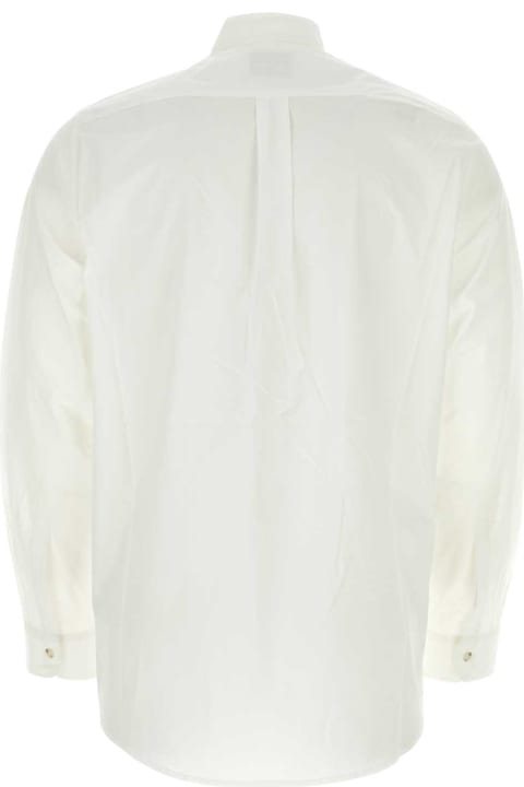 メンズ Nanushkaのシャツ Nanushka White Poplin Kabel Shirt