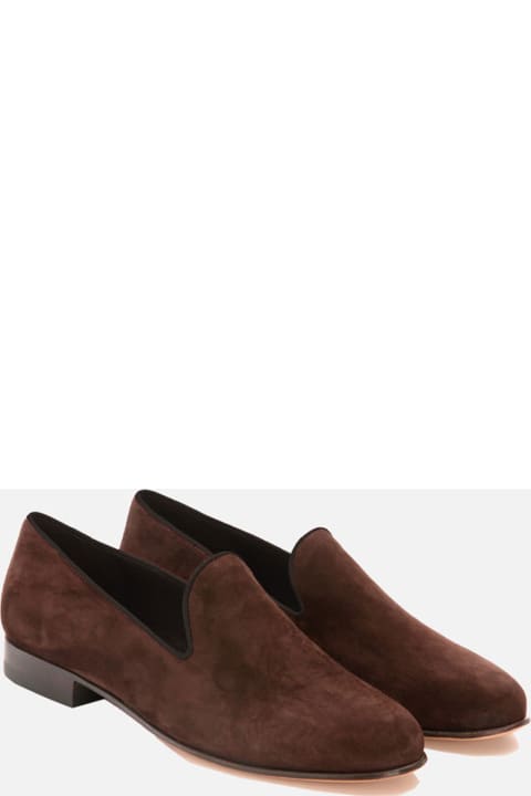 Fashion for Men CB Made in Italy Suede Flats Positano