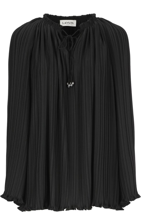 Topwear for Women Lanvin Pleated Blouse