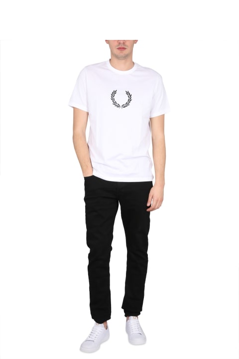 Fred Perry Topwear for Men Fred Perry Crewneck T-shirt