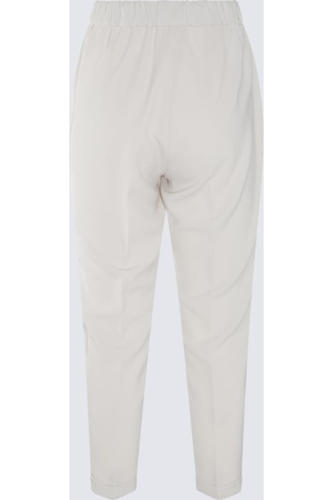 Antonelli Pants & Shorts for Women Antonelli White Cotton Pants