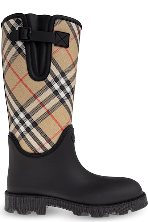 Homeware Burberry Burberry Plaid Pattern Rain Boots