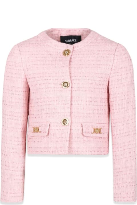 Versace Coats & Jackets for Girls Versace Informal Jacket Cotton Mix Tweed