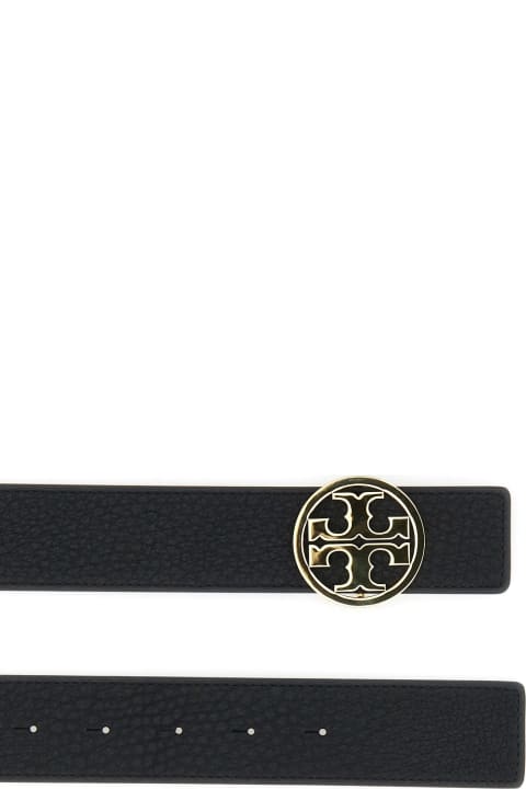 Burberry Black Blue Checkered Logo Buckle Belt – Boutique LUC.S