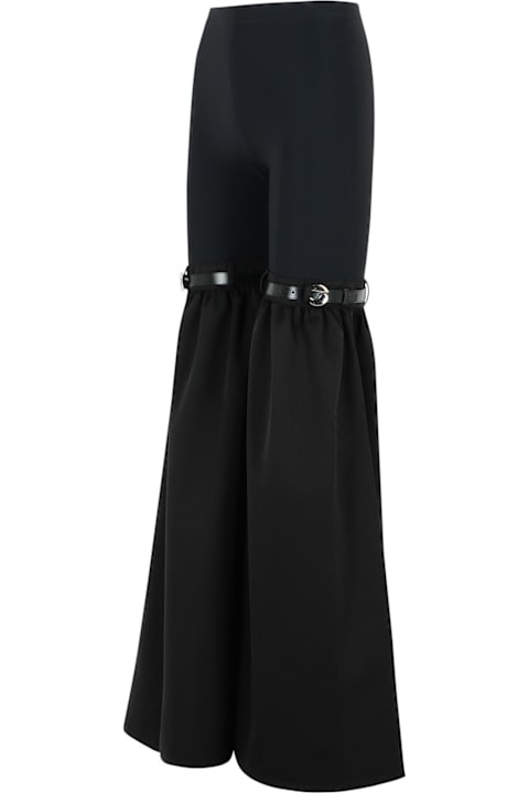Coperni for Women Coperni Flare' Black Polyamide Blend Pants