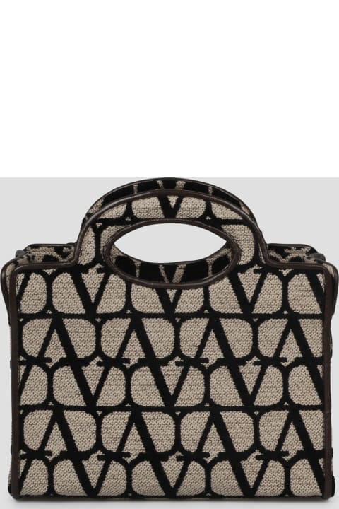 Valentino Garavani Mini Le Troisième Toile Iconographe Tote Bag