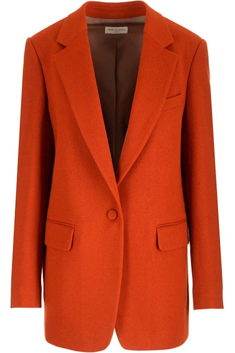 Dries Van Noten for Women Dries Van Noten Wool Crepe Blazer