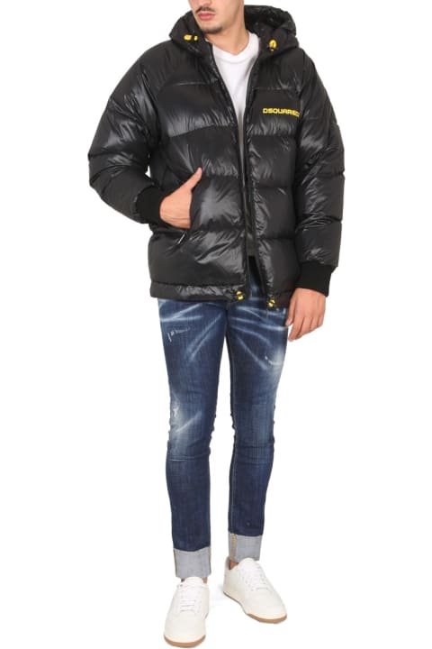 Dsquared2 Coats & Jackets for Women Dsquared2 Down Jacket With Logo Print