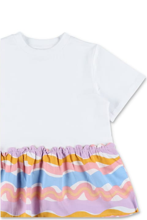 Homeware Stella McCartney Kids Stella Mccartney Kids Zig-zag T-shirt Dress For Girls