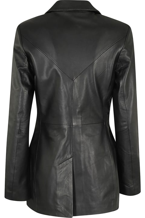REMAIN Birger Christensen Coats & Jackets for Women REMAIN Birger Christensen Fitted Leather Blazer