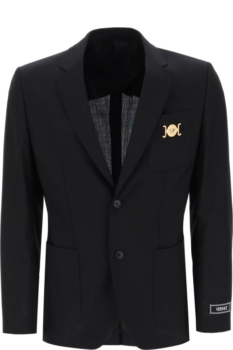 Versace Coats & Jackets for Men Versace Black 'medusa Biggie' Jacket