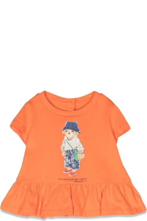 Topwear for Baby Girls Ralph Lauren Mc Bear T-shirt