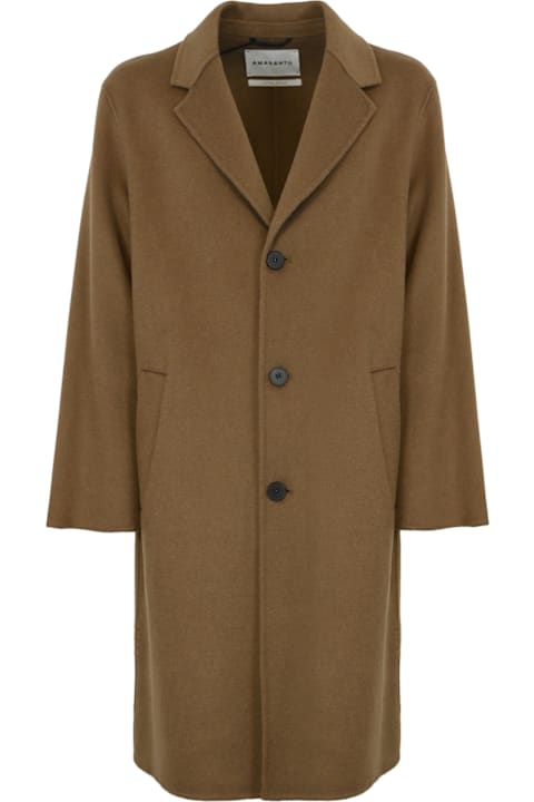 Amaranto Coats & Jackets for Men Amaranto Wool And Cashmere Coat