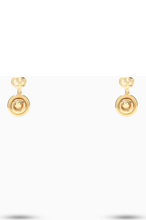 ウィメンズ Valentino Garavaniのイヤリング Valentino Garavani Gold\/coloured Pearl Drop Earrings