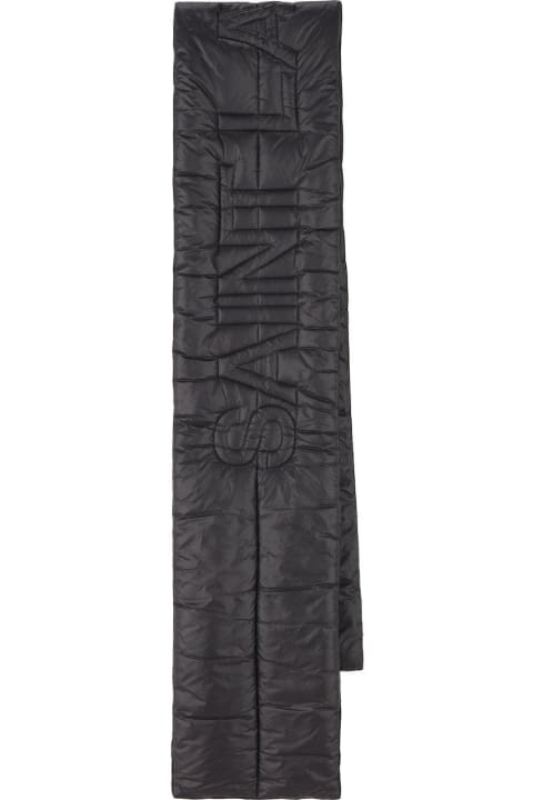 Scarves & Wraps for Women Saint Laurent Logo Patch Quilted Scarf