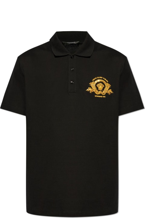 Versace Topwear for Men Versace Versace Polo With Logo