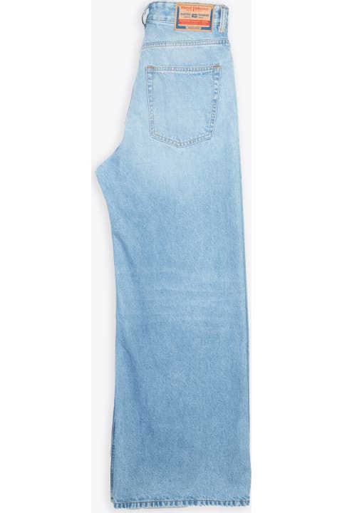 Diesel Pants & Shorts for Women Diesel 1996 D-sire L.30 Washed Light Blue Denim Baggy Pant - 1996 D-sire