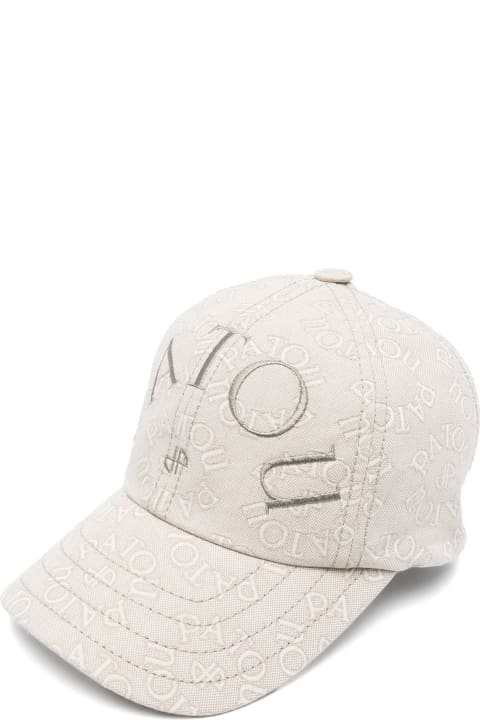 Patou Hats for Women Patou Beige Cotton Baseball Cap