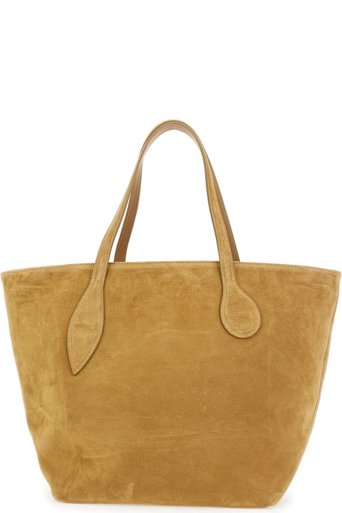 Little Liffner Bags for Women Little Liffner 'sprout' Beige Tote Bag With Open Top In Suede Woman