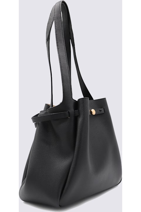 Homeware Tory Burch Black Leather Romy Tote