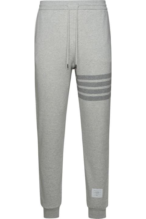 Thom Browne Fleeces & Tracksuits for Men Thom Browne Grey Cotton Joggers