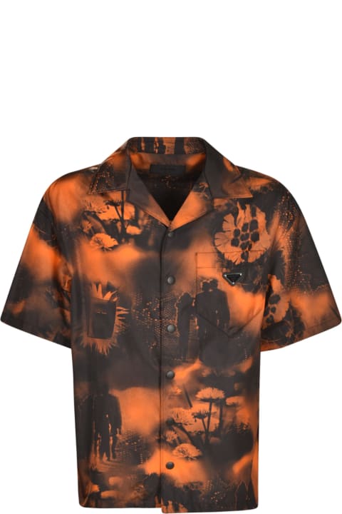 Prada for Men Prada Short-sleeve Printed Shirt