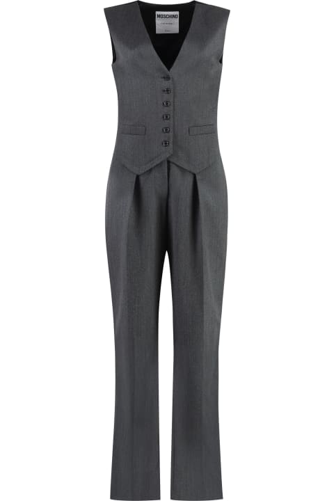 Jumpsuits for Women Moschino Virgin Wool Jumpsuit