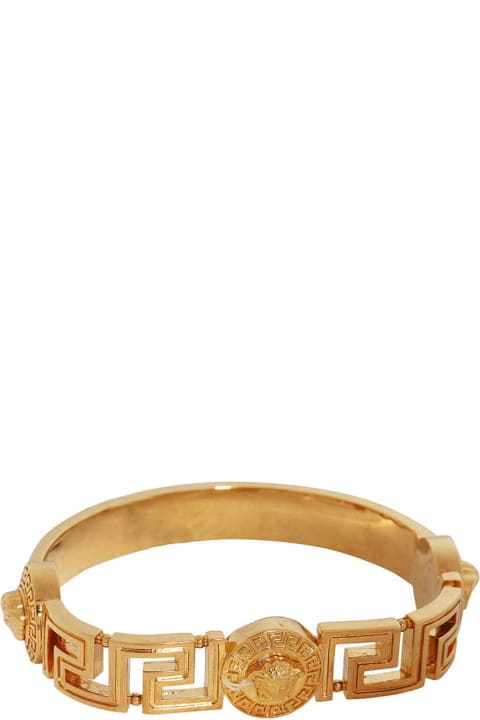 Jewelry Sale for Women Versace Golden Metal Bracelet