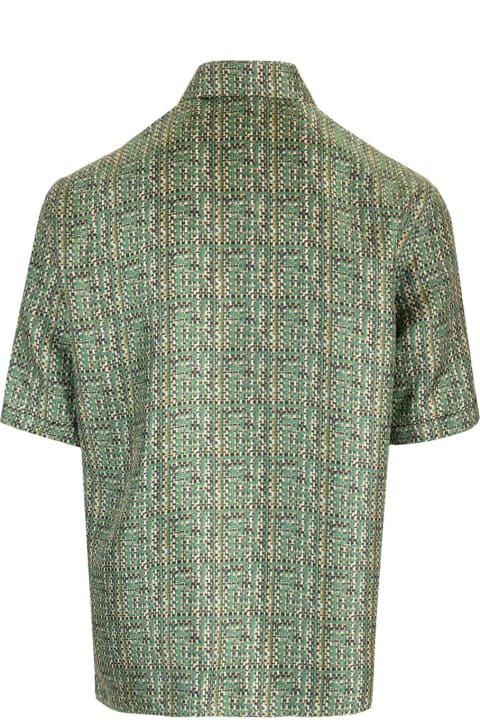 Sale for Men Fendi Printed Silk Shirt