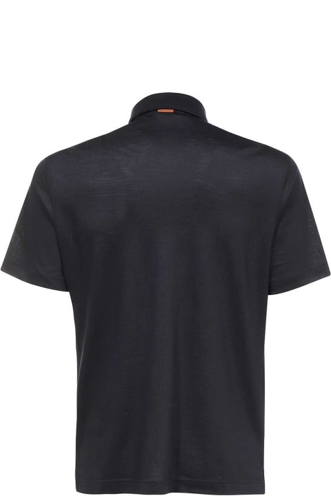 Zegna Topwear for Men Zegna Short Sleeve Polo Shirt