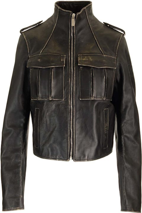 Off-White Coats & Jackets for Women Off-White "lea" Biker Jacket