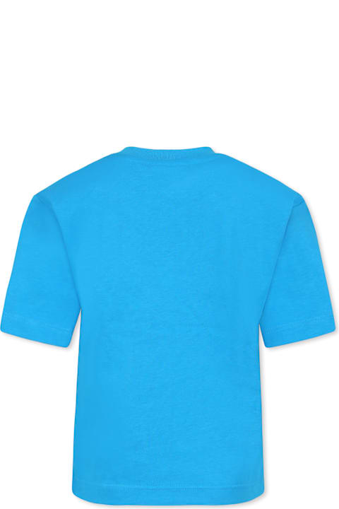 Homeware Marc Jacobs Light Blue T-shirt For Boy With Logo