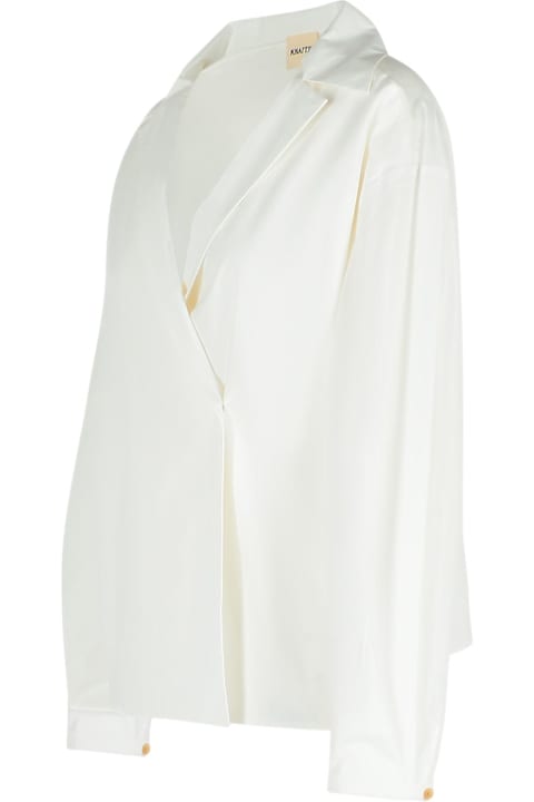 Khaite Coats & Jackets for Women Khaite 'ashton' White Cotton Shirt