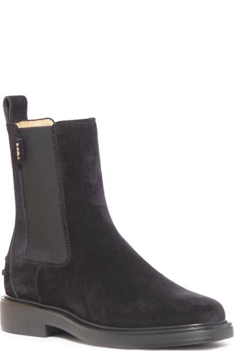 Tod's Boots for Women Tod's Suede Leather Ankle Boot