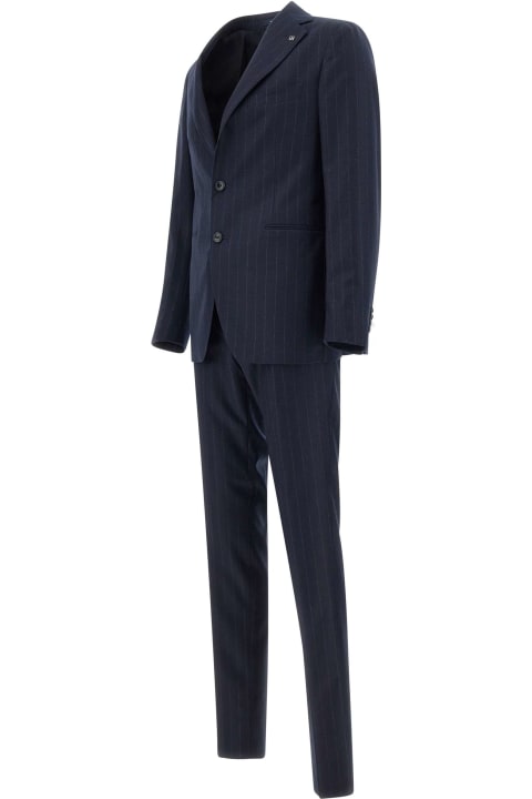 Suits for Men Tagliatore Virgin Wool Two-piece Suit