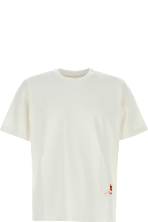 Bottega Veneta Topwear for Men Bottega Veneta White Cotton T-shirt