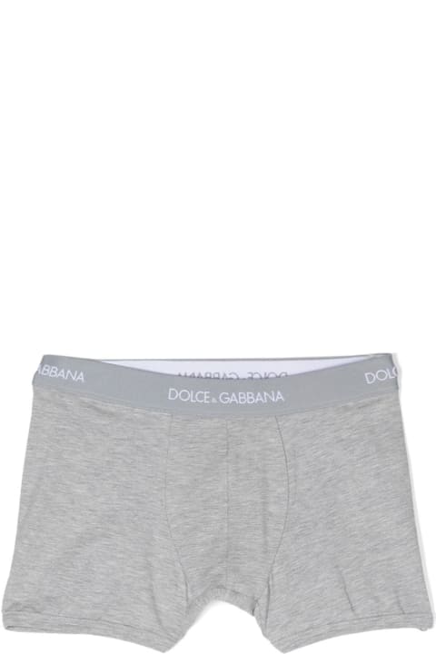 Underwear for Boys Dolce & Gabbana Set Of 2 Briefs With Logo