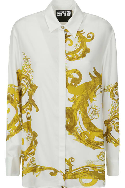 Versace Jeans Couture Topwear for Women Versace Jeans Couture Barocco Printed Long-sleeved Shirt