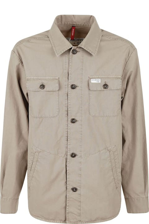 Fay Coats & Jackets for Men Fay Beige Cotton Shirt Jacket Jacket