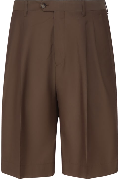 Lardini Pants for Men Lardini Bermuda Shorts With Pleats