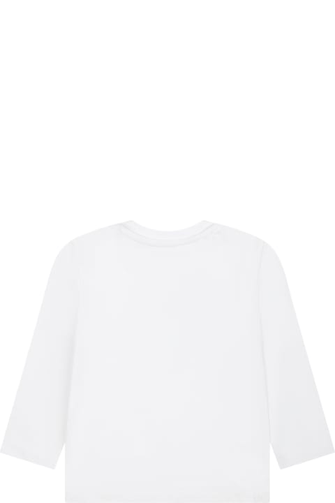 Homeware Calvin Klein White T-shirt For Babies With Logo