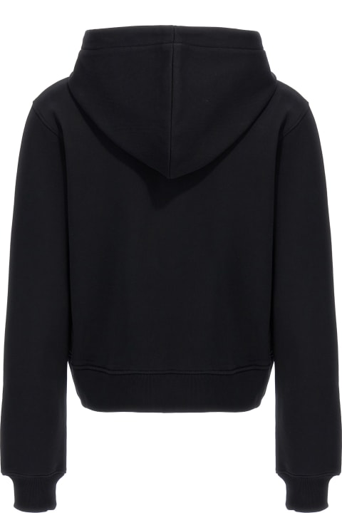 Moschino Fleeces & Tracksuits for Women Moschino 'antica Pellicceria' Cropped Hoodie