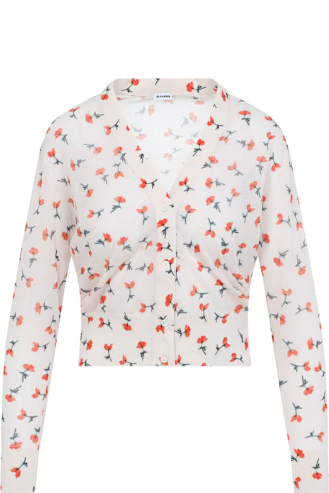 Jil Sander for Kids Jil Sander V-neck Cotton Cardigan