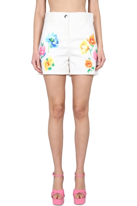 Boutique Moschino Clothing for Women Boutique Moschino Shorts In Broderie Anglaise Flower Chiné