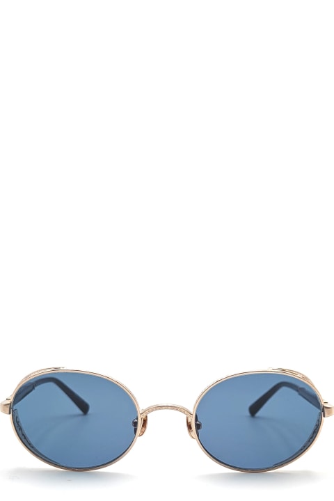 Matsuda Eyewear for Men Matsuda M3137 - Brushed Gold / Navy Sunglasses