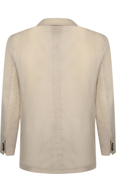 Tagliatore for Men Tagliatore Gdakar Brooch Detailed Blazer