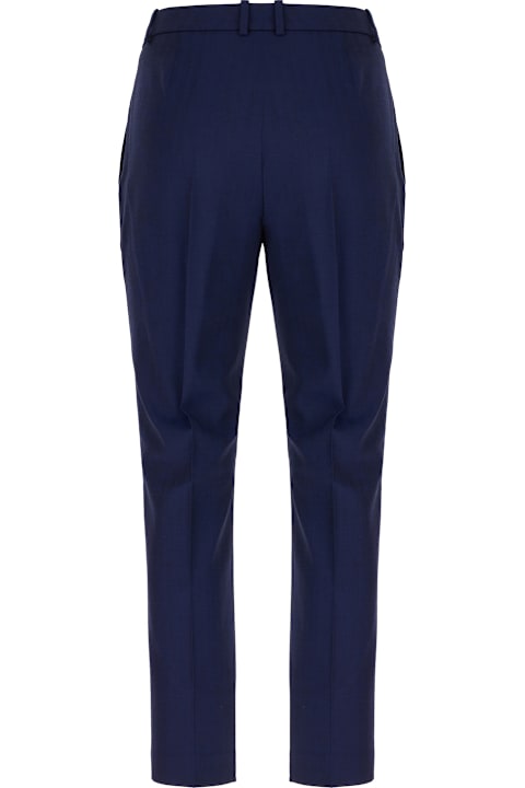 Hugo Boss Pants & Shorts for Women Hugo Boss Blue Stretch Wool Pants