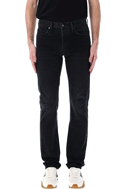 Tom Ford Jeans for Women Tom Ford Rid And Repaired Denim Pants