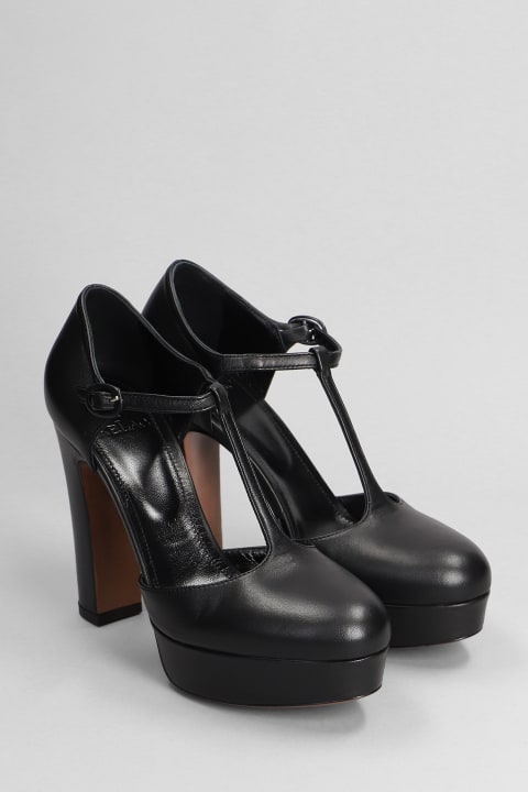 Relac High-Heeled Shoes for Women Relac Pumps In Black Leather